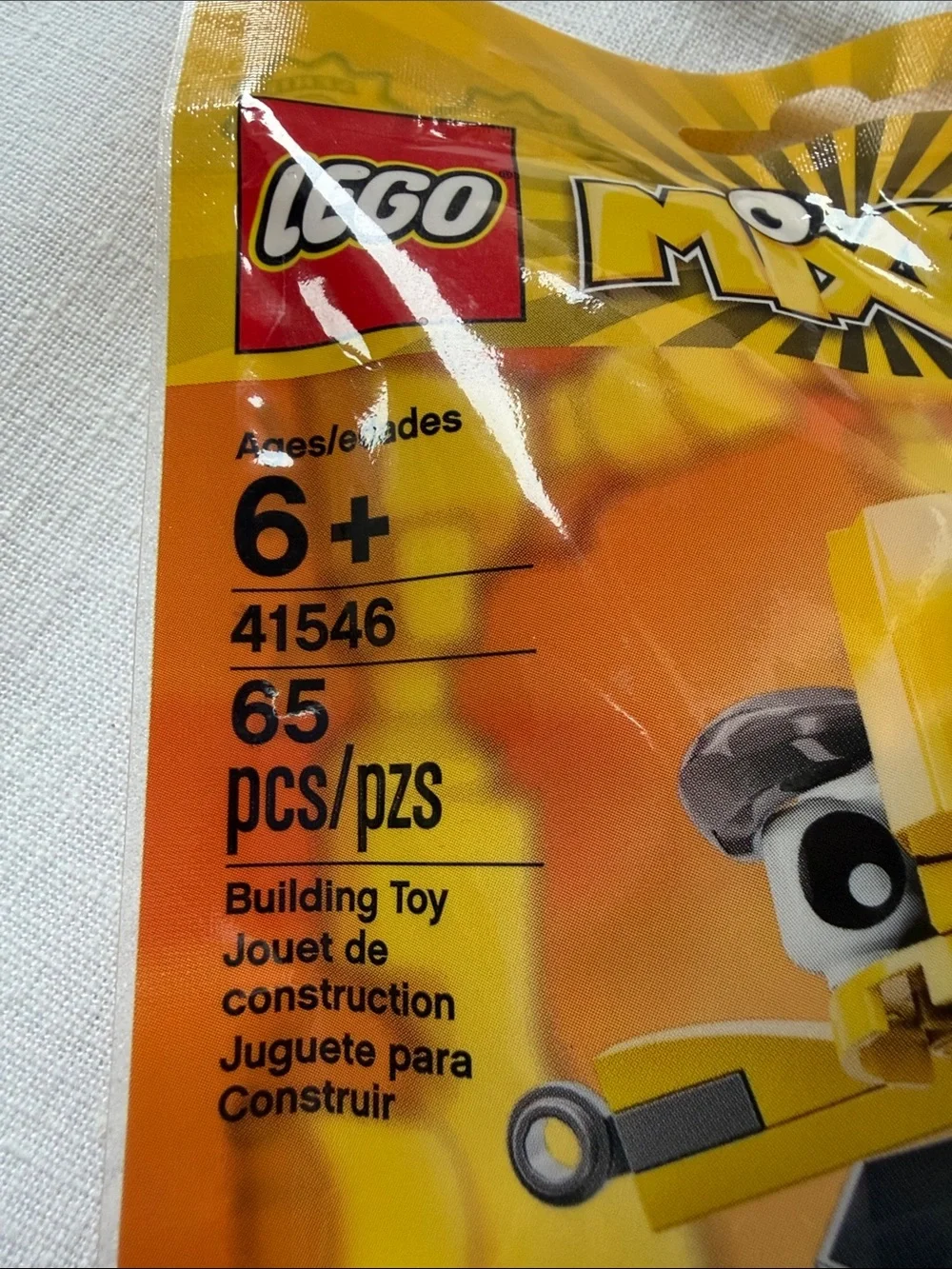 Lego Mixels Forx Figure - Yellow and Gray